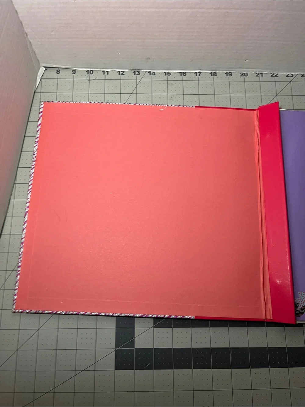 Hot Pink Zebra Print Photo Album with Gem Accent Frame